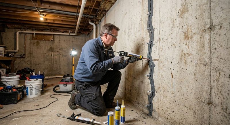 Basement Crack Repair in Crystal River, FL