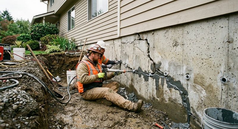 Basement Foundation Repair in Beverly Hills, FL