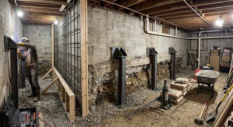 Basement Stabilization in Crystal River, FL
