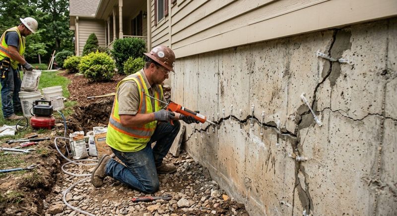 Cracked Foundation Repair in Homosassa, FL