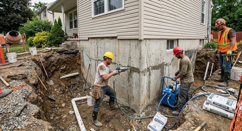 Cracked Foundation Repair in Inverness, FL