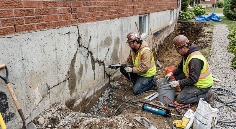 Cracked Foundation Repair in Inverness, FL