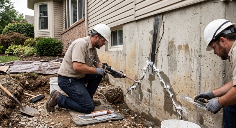 Cracked Foundation Repair in Crystal River, FL