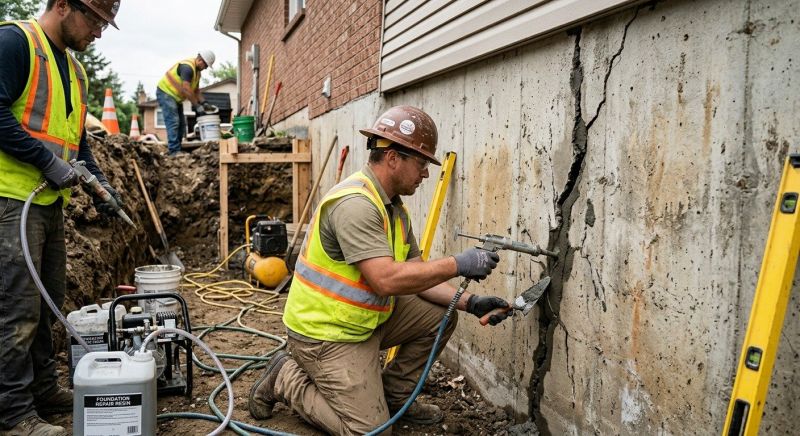 Cracked Foundation Repair in Crystal River, FL