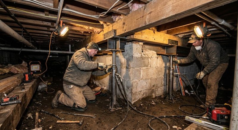 Crawl Space Leveling in Crystal River, FL