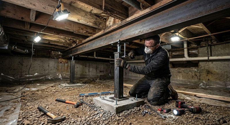 Crawlspace Structural Repair in Crystal River, FL