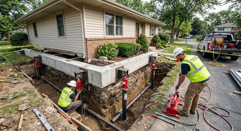 Foundation Jacking in Inverness, FL