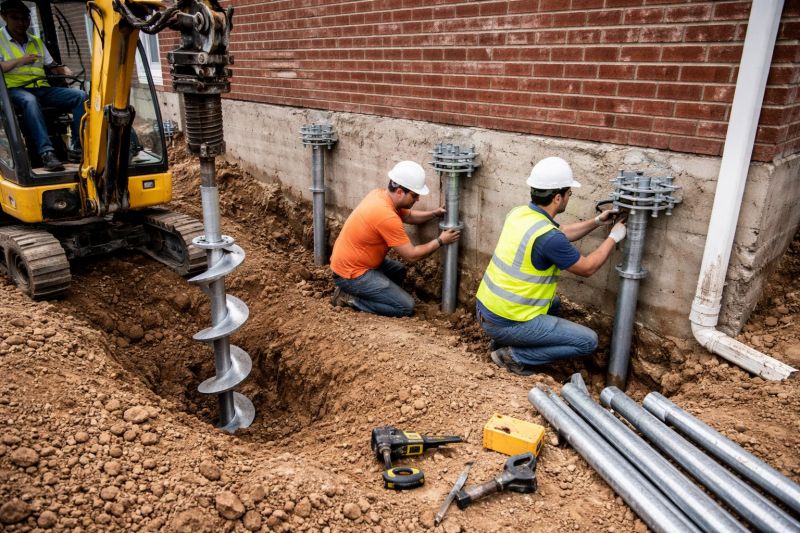Helical Piers Installation in Crystal River, FL