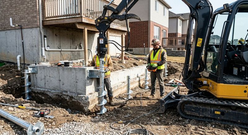 Helical Piers Installation in Crystal River, FL