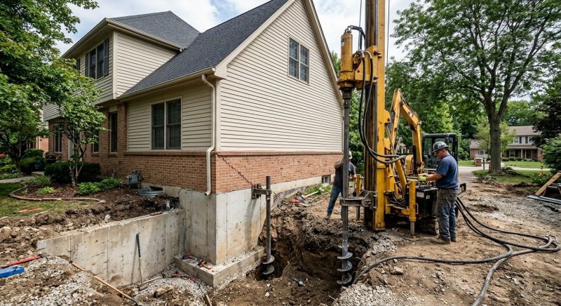 Helical Piers Installation in Crystal River, FL