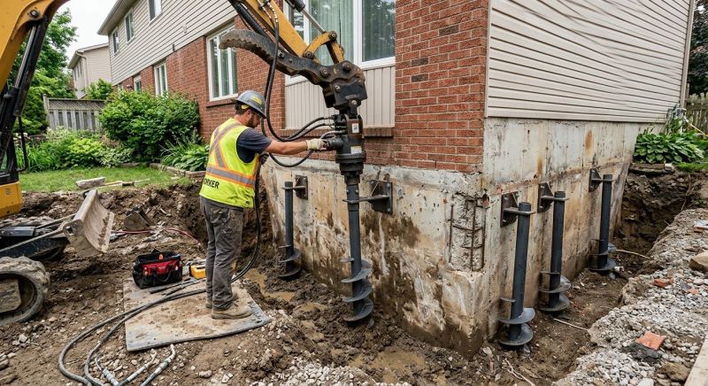 Helical Pile Installation in Crystal River, FL