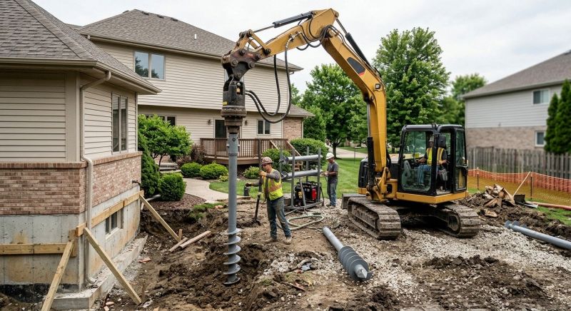 Helical Pile Installation in Crystal River, FL
