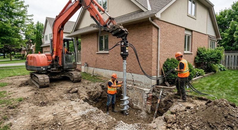 Helical Pile Installation in Crystal River, FL