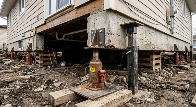Sinking Foundation Lifting in Crystal River, FL