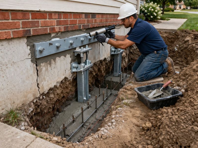 Sinking Foundation Repair in Citrus County, FL